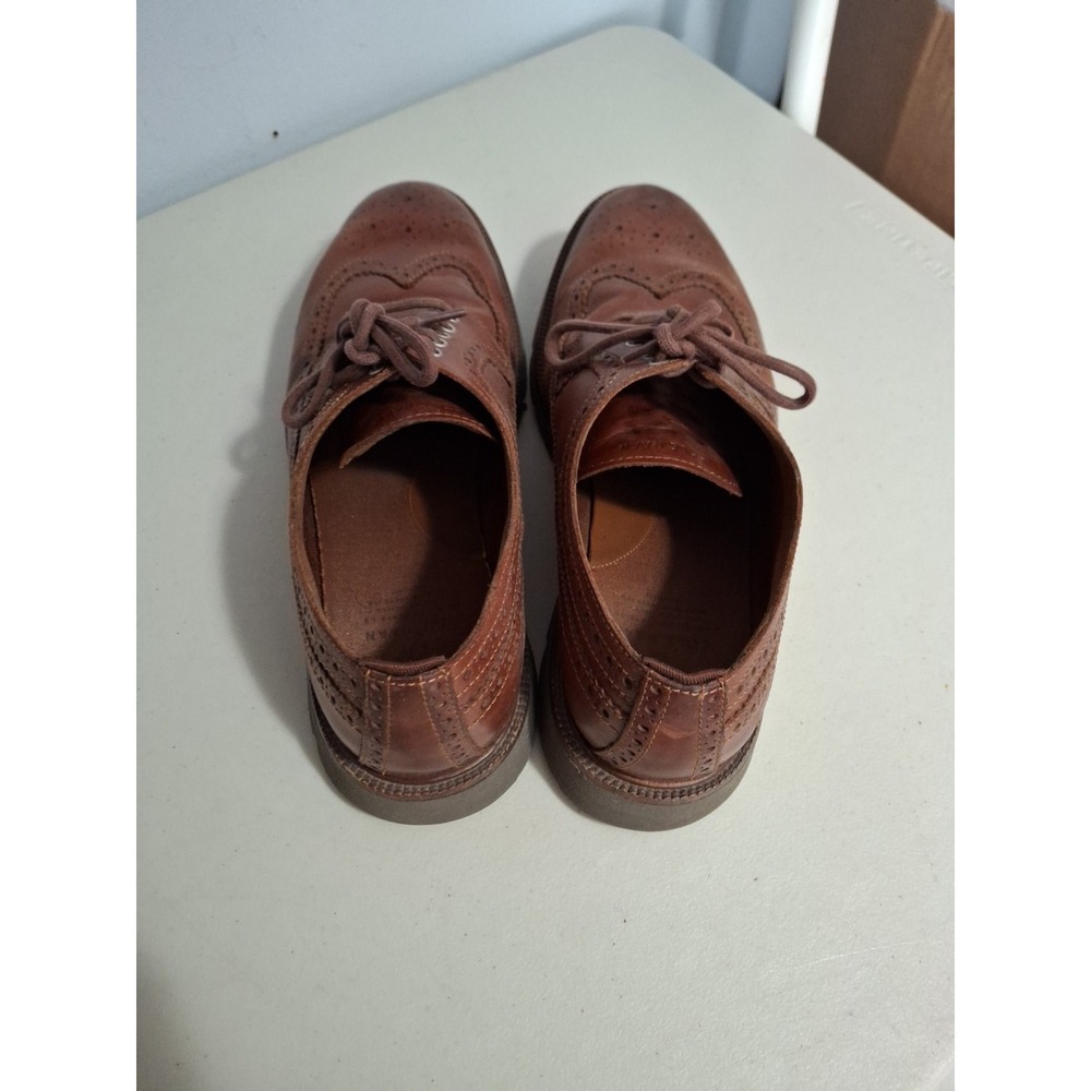 Cole Haan Mens American Classics‎ Longwing Oxford Size 11.5 M Brown Dress Shoe - Picture 2 of 9